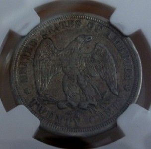 1875 s Twenty Cent Piece NGC VF Details Nice Type Coin Awesome Look