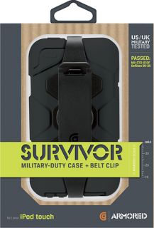 Griffin Survivor Military Duty Case w Belt Clip for iPod Touch 5g 5th