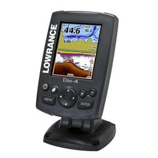 Lowrance Elite 4 Color Fish Finder GPS Combo