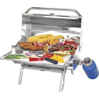  Chefs Mate Marine Boat RV Condo Gas BBQ Stainless Barbecue