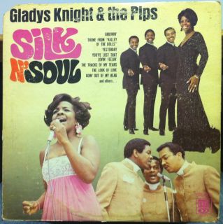 Gladys Knight The Pips Silk N Soul LP VG Soul SS 711 Vinyl 1968 Record