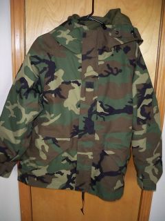 Military Woodland Cold Weather Gore Tex Jacket ECWCS