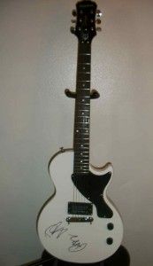Black Keys Autographed Signed Epiphone Electric Guitar