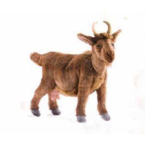 Hansa 12 Goat Plush Stuffed Animal Toy