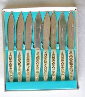 Vntg 8 Pcs Stainless Steel Little Knifes Madeinjapan 4” Cocktail