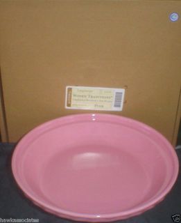Longaberger Horizon of Hope 9 Pink Pie Plate New