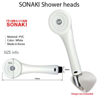 Sonaki Bathrooms Massage Spa Handheld Showerhead White