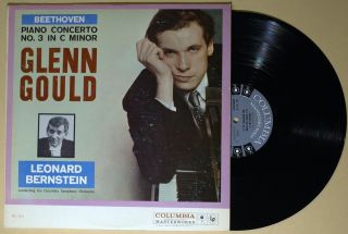 Glenn Gould Leonard Bernstein Beethoven Columbia ml 5418