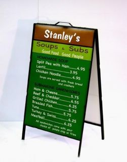 Frame Outdoor Sign Stand w Full Color Graphic