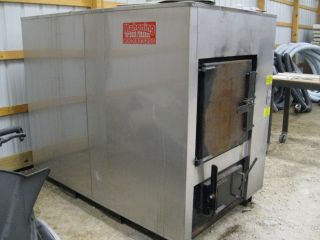 Used Mahoning Outdoor Wood Coal Shaker Grate Furnace Stove