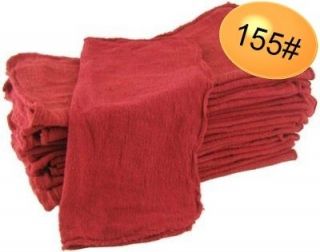 500 INDUSTRIAL SHOP RAGS / CLEANING TOWELS RED