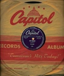 Tex Ritter   Rye Whiskey b/w Deck Of Cards RARE ORIG Canadian Capitol