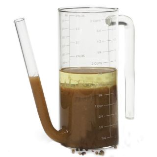 Norpro 3 Cup Glass Gravy Separator Measurer New