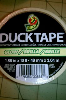 Duck Tape Roll Glow in The Dark Duct