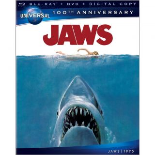 Jaws Blu Ray DVD Digital Copy 2012 2 Disc Set 025192128882