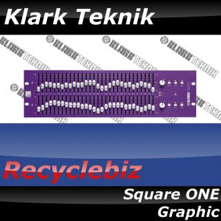 Klark Teknik Square ONE Graphic Equalizer 30 Band Eq. SQ1G Free