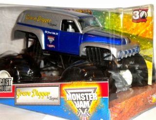 GRAVE DIGGER THE LEGEND 30 ANNIVERSARY 1 24 SCALE HOT WHEELS MONSTER