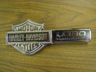 Harley Davidson Ford Truck Emblem Badge Lobo F150 2012 2011 2010 2009