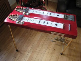 Harlin Brothers Multi Kord double 8 string dual neck pedal steel