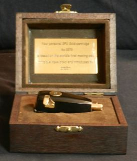 Ortofon SPU E GM Gold MC cartridge with silver wire for pro tonearm