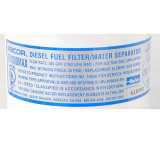 Searay Racor Parker 751000MAX30 Boat Fuel Water Filter