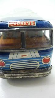 Vintage Greyhound Bus Early 1960s Friction Toy 2070