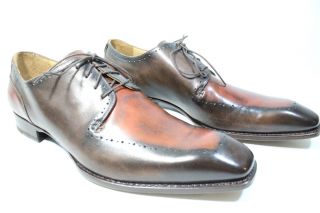 Harris Barneys of NY Orange Anticato Hand Made in Italy Shoes Size 13