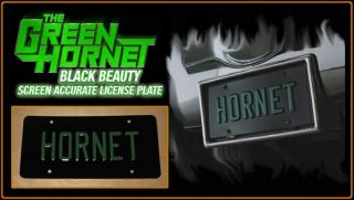 Green Hornet Black Beauty Hornet Metal License Plate