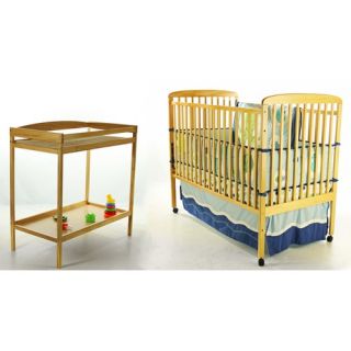 Graco Lauren Crib and Changing Table in Classic Cherry