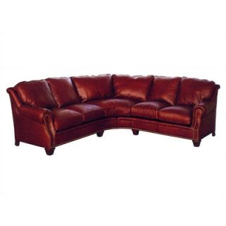 Classic Leather Portsmouth 2 Piece Leather Sectional  