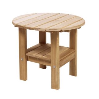 Great American Woodies Cypress Round Side Table  