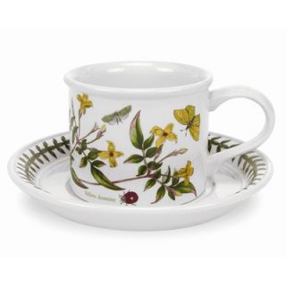 Ten Strawberry Street Silver Line 6 oz. Tea Cup and Saucer