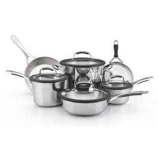 KitchenAid Gourmet Stainless Steel 10 Piece Cookware Set