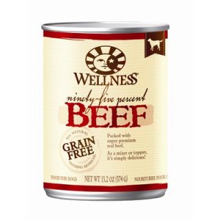 Wellness 95% Beef Wet Dog Food (13.2 oz, case of 12)   WELL89400