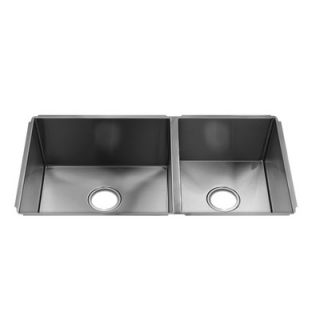 Julien J7 10.75 x 14.5 Undermount Double Bowl Kitchen Sink
