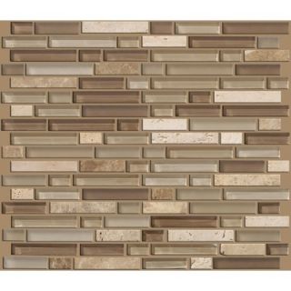 Shaw Floors Mixed Up 12 x 12 Random Linear Mosaic Stone Accent Tile