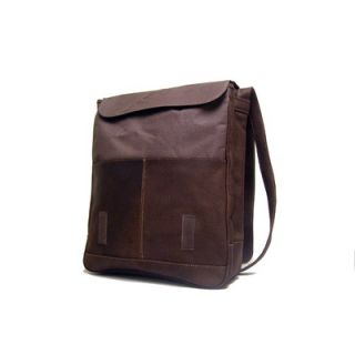 Le Donne Leather Distressed Leather 17 Laptop Messenger