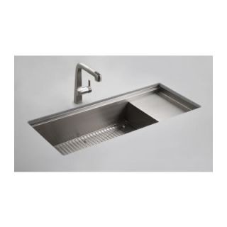 Kohler Stages 45 x 18.5 Stainless Steel Undermount Kitchen Sink