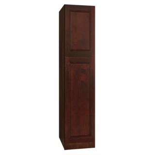 Vintage Series 84 x 18 x 21 Maple Tall Linen Cabinet in Burgundy