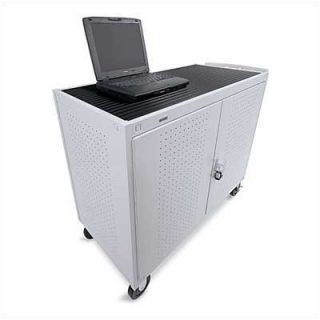Bretford 24 Laptop UL Listed Computer Cart with 5 Casters (fully