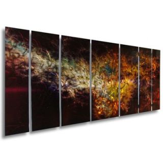  Ash Carl Holographic Metal Wall Art in Black   23.5 x 60   SWS00042