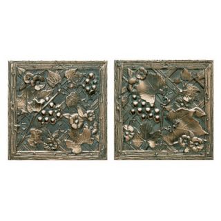 Daltile Metal Signatures Trellis 4.25 x 4.25 Decorative Tile in Aged