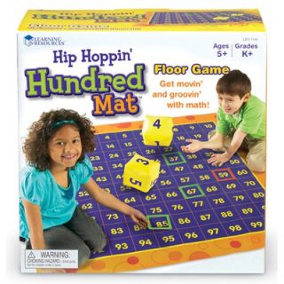 Learning Resources Hip Hoppin Hundred Mat