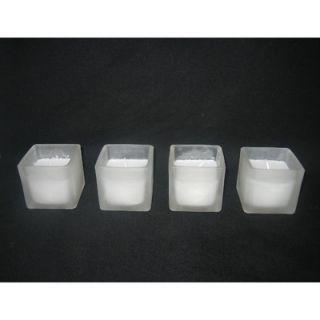  In the Dark Votive Candles with Square Holders (Set of 24)