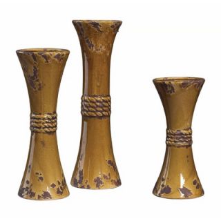 Sterling Industries Ceramic Candlesticks (Set of 3)