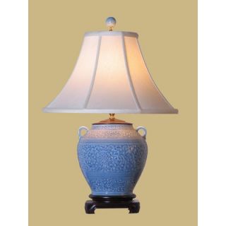 Oriental Furniture 26 Celedon Lamp   LAMP LPJCP1012L