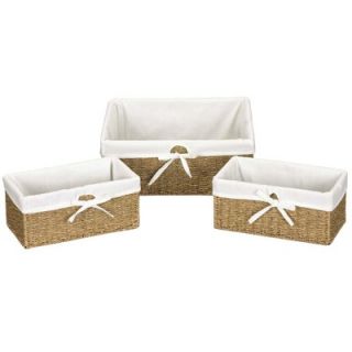 Household Essentials Seagrass Large Utility Basket (Set of 3)   ML