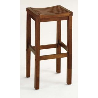 Home Styles 29 Contour Stool with Oak Finish