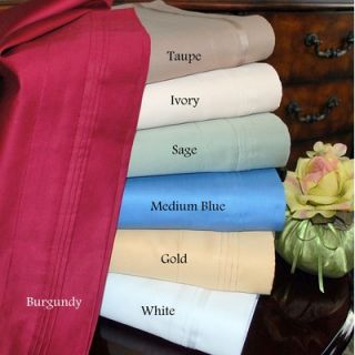 Simple Luxury 1000 Thread Count Egyptian Cotton Solid Sheet Set