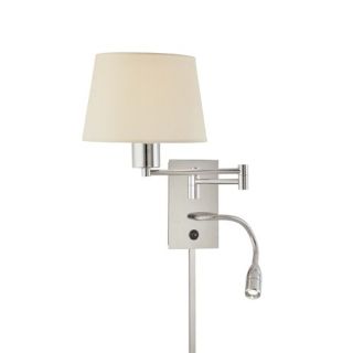 Georges Reading Room Swing Arm Wall Sconce in Chrome